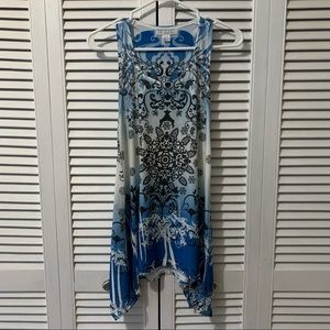 Magazine Sleeveless Top